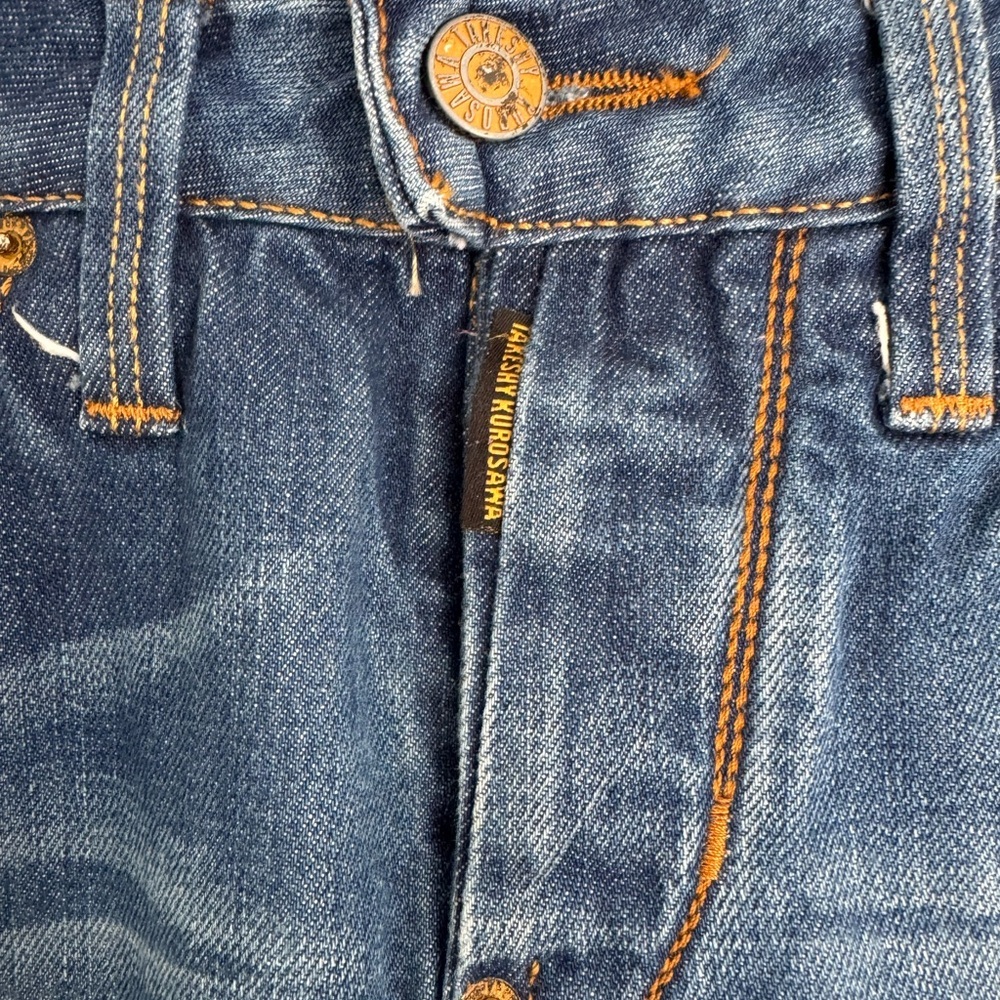 Takeshy Kurosawa Slim Fit Jeans - Classic Blue - Picture 7 of 15